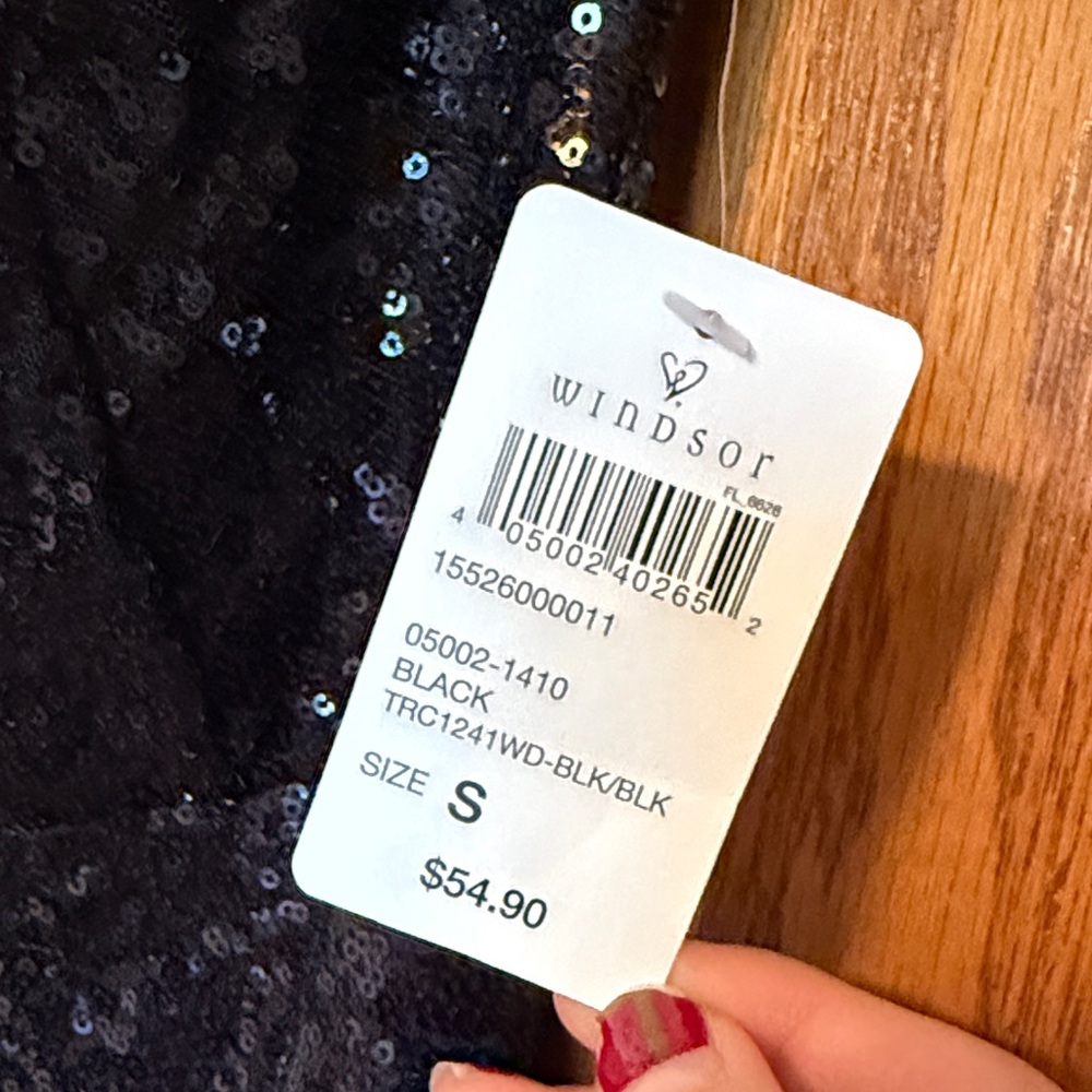 Windsor Black Sequin Dress - Picture 2 of 5
